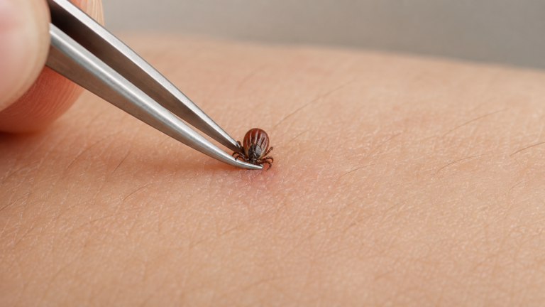 how to remove a tick from a child