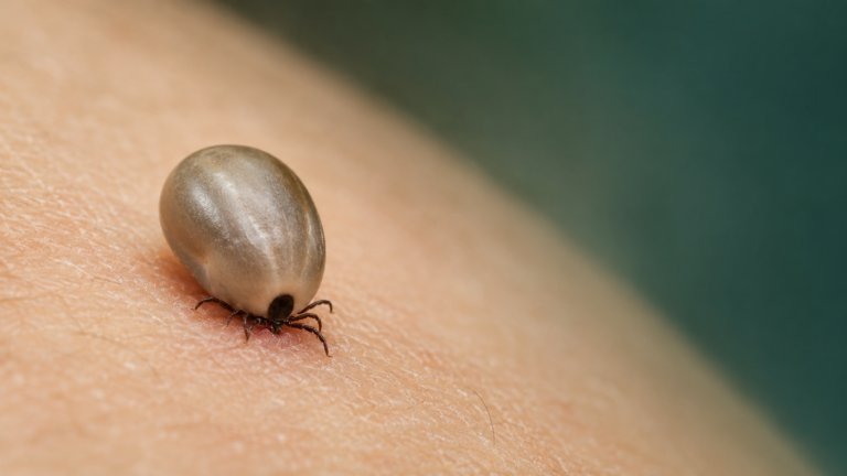 what does an engorged tick look like