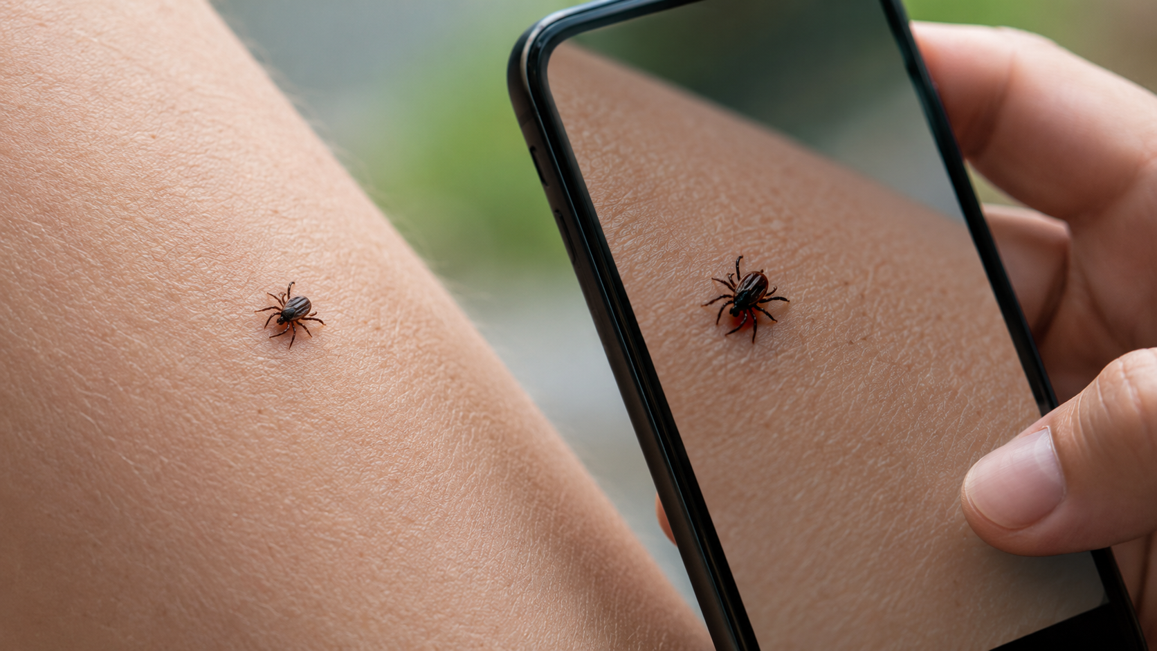 how to identify a tick