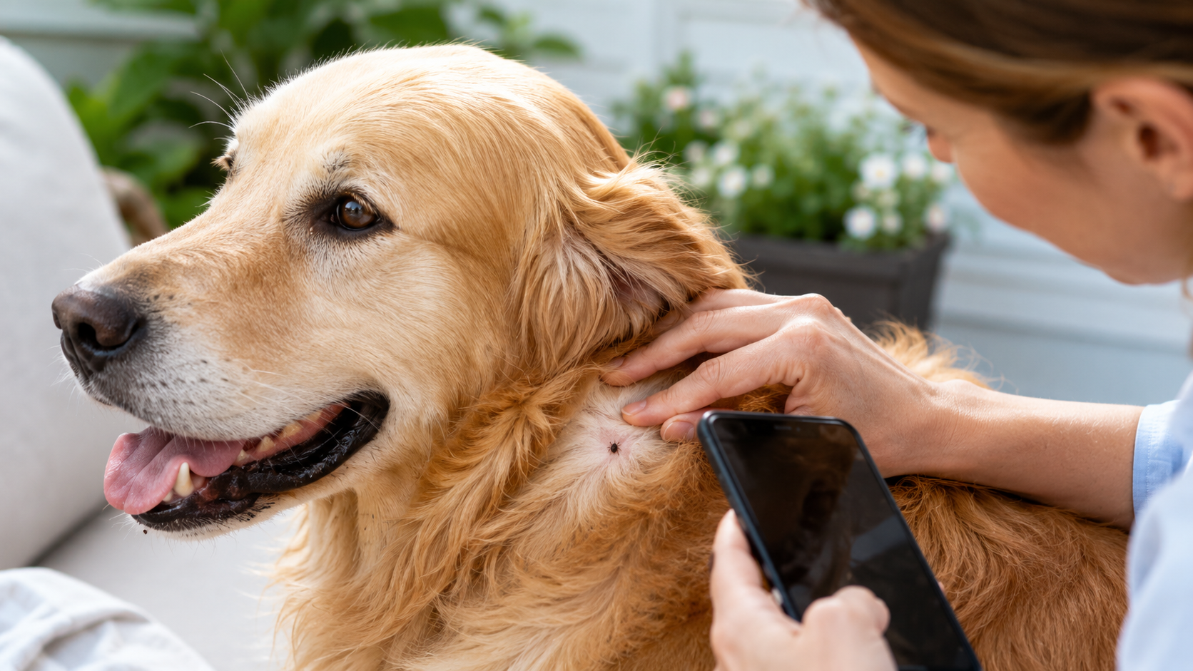 how to check a dog for ticks