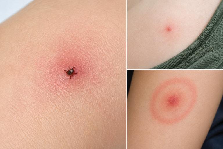 what does a tick bite look like
